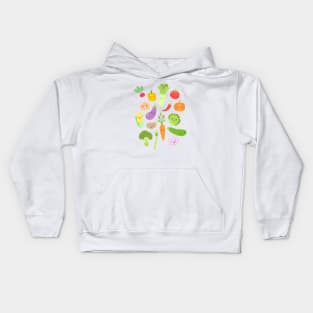 Happy Veggies Kids Hoodie